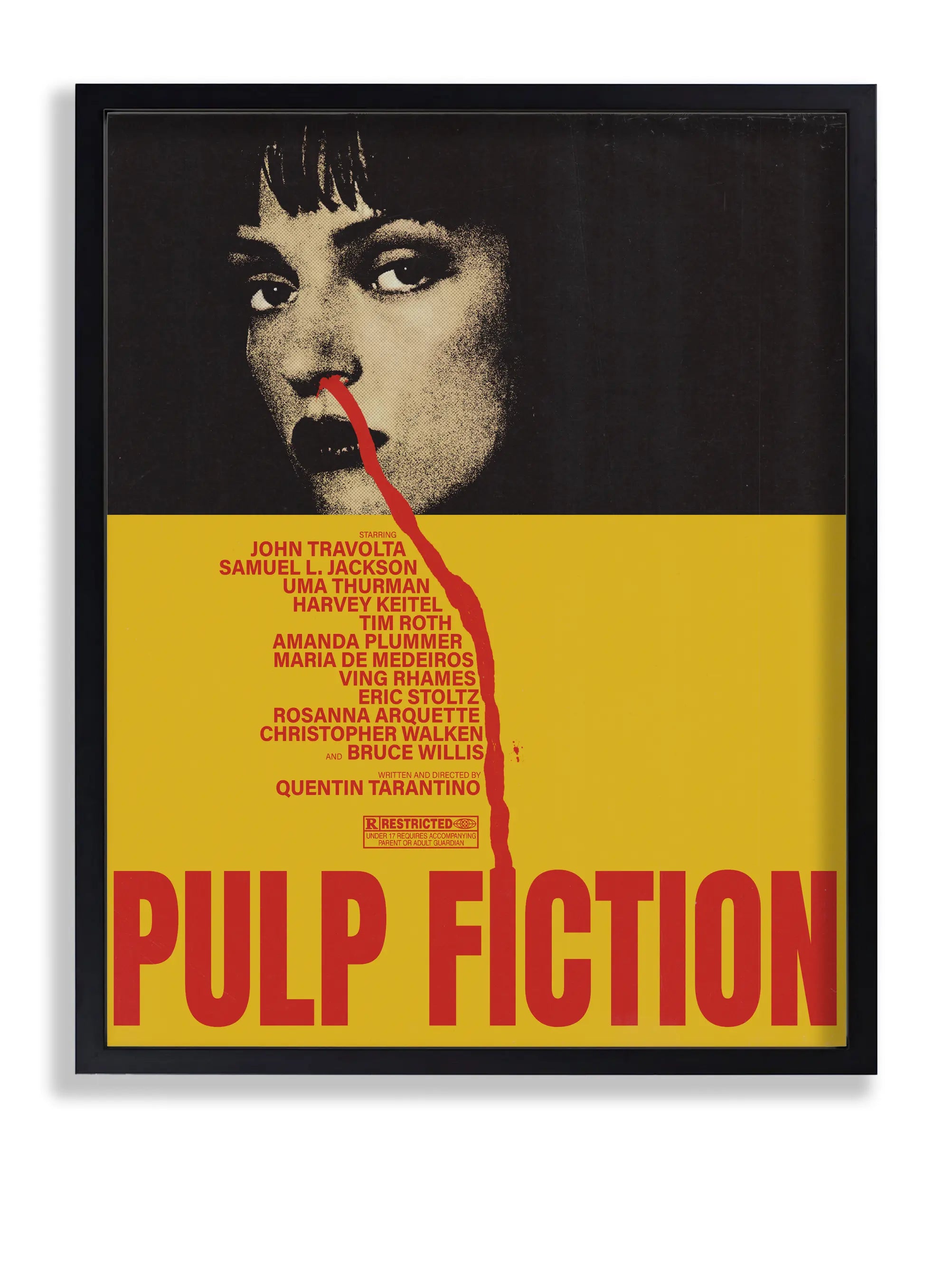 【激レア90年代製】ヴィンテージPulp Fiction ポスター Pulp Fiction Poster